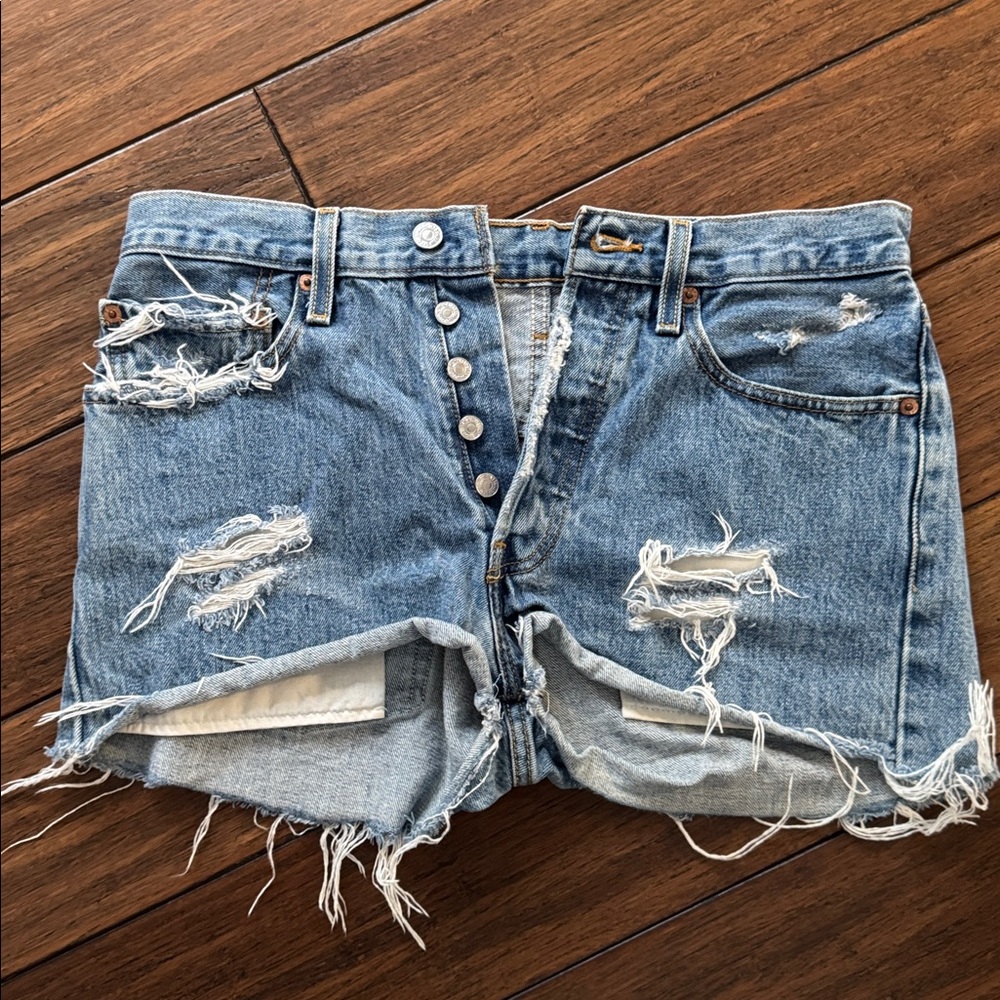 Levi's Classic Blue Jean Shorts